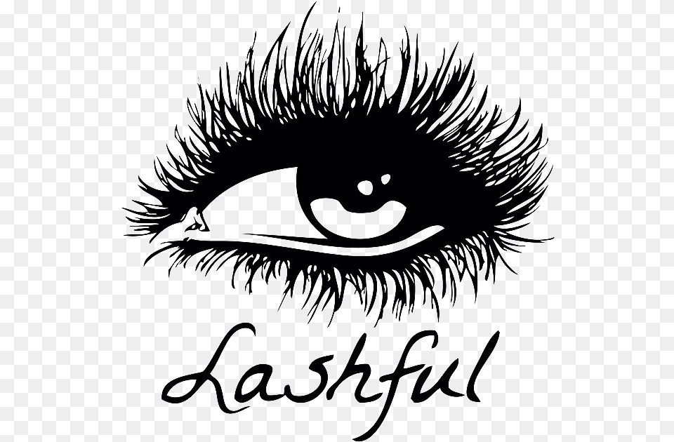 Lashful Eyelash Extensions Eyelash, Chandelier, Lamp, Text, Handwriting Free Transparent Png