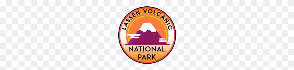 Lassen Volcanic National Park Sticker, Badge, Logo, Symbol, Disk Free Png