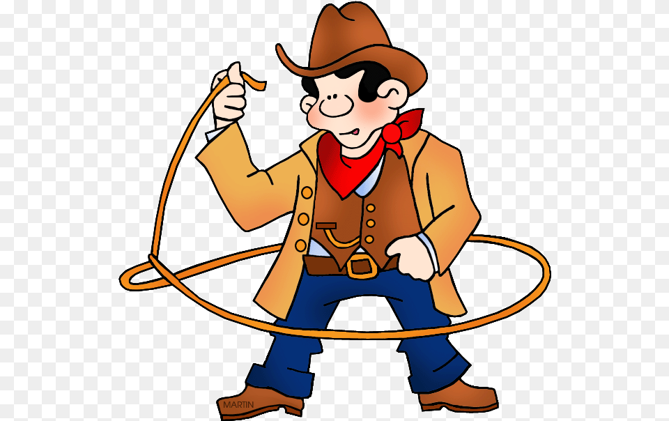 Lasso Rope Clipart Cowboy Clipart Phillip Martin, Clothing, Hat, Person, Face Png