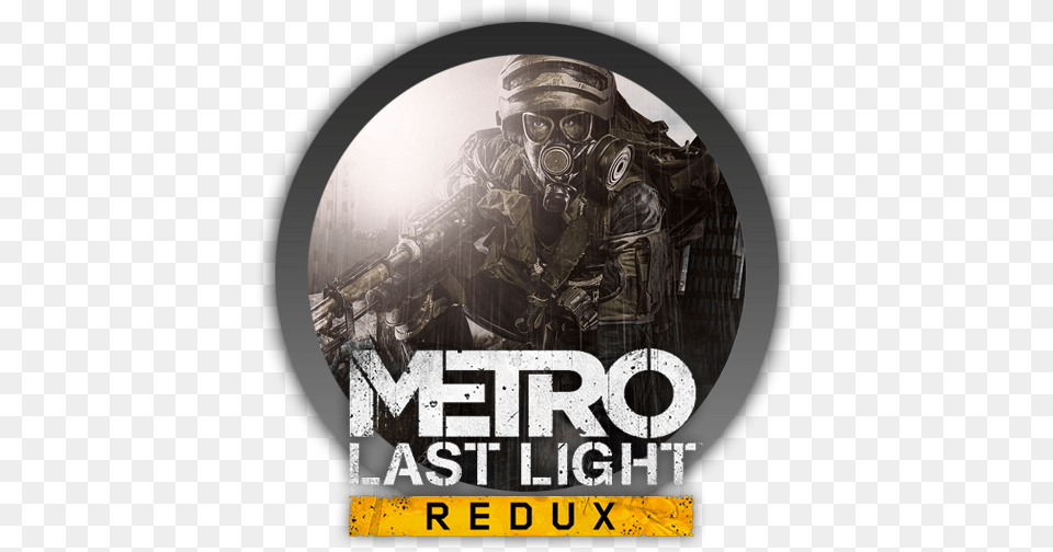 Last Light Redux Metro 2033 Icon, Advertisement, Photography, Poster, Adult Png Image