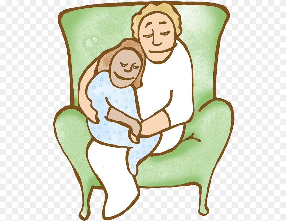 Last Night We Were Having A Family Hang Out After Dinner Cartoon, Furniture, Chair, People, Person Png