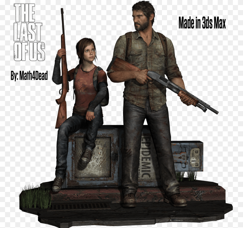 Last Of Us 2 Statue, Adult, Person, Man, Male Free Png Download