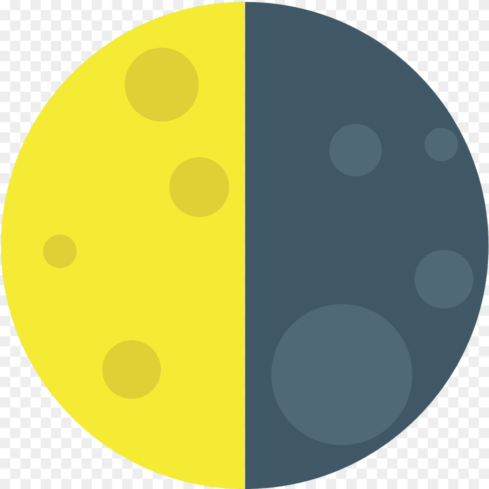 Last Quarter Moon Emoji Clipart, Sphere, Disk Free Png Download