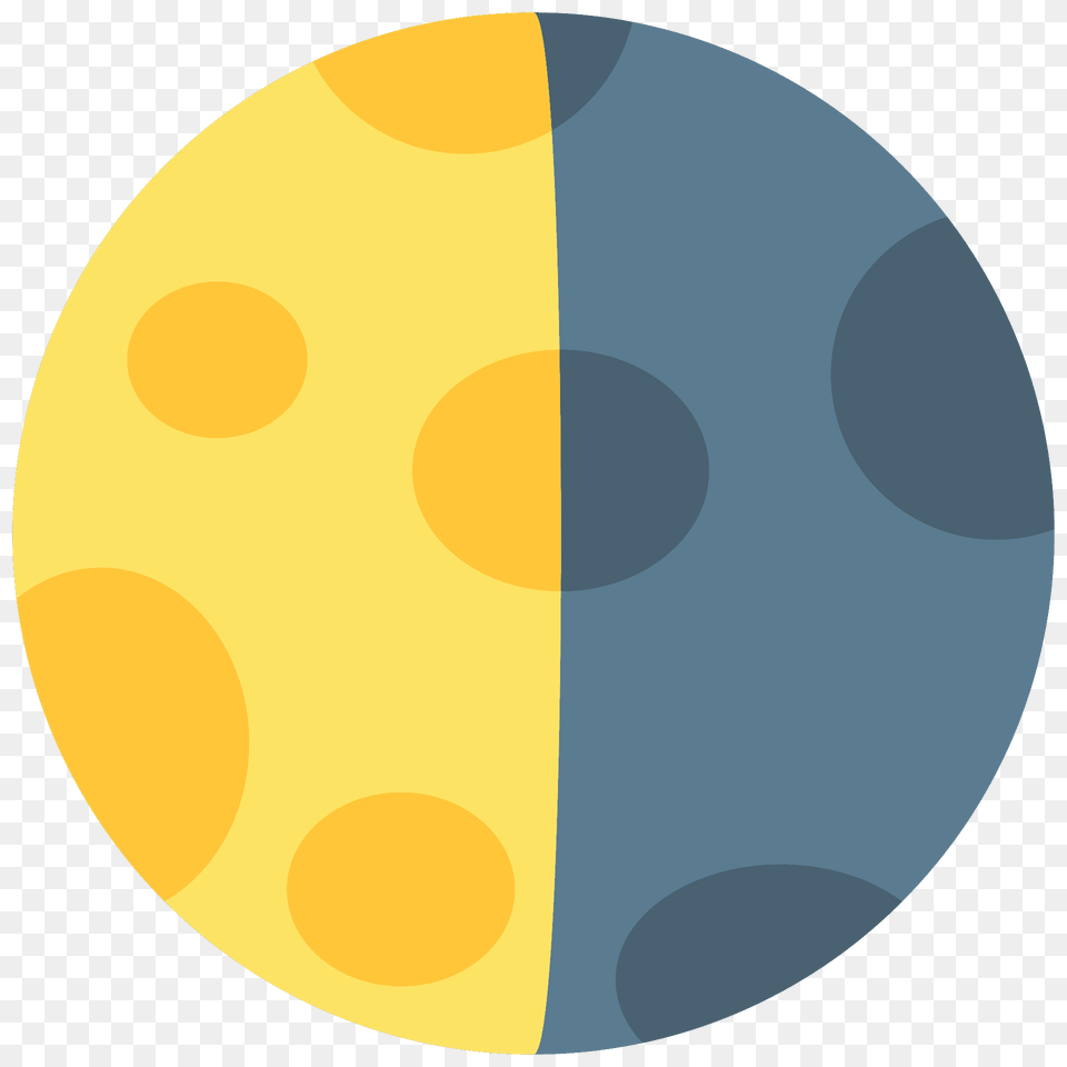 Last Quarter Moon Emoji Clipart, Sphere, Disk, Egg, Food Free Png