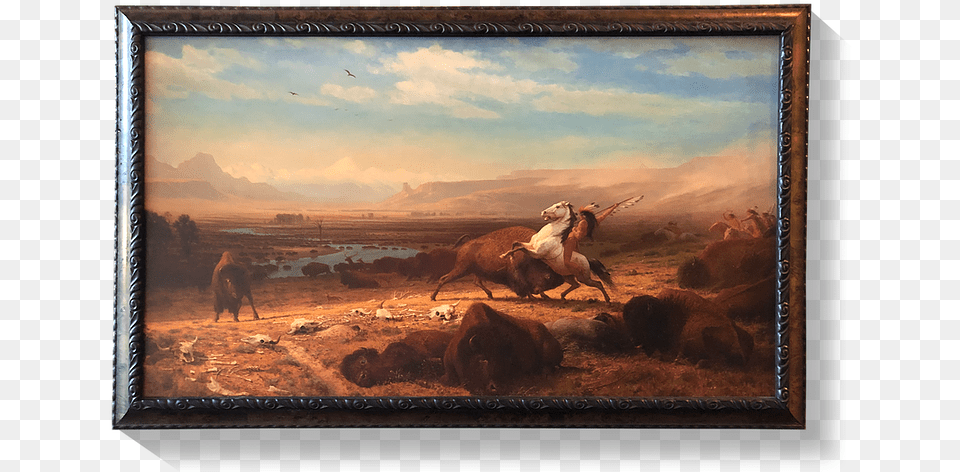 Lastbuffalo Last Of The Buffalo, Art, Painting, Animal, Mammal Free Png Download