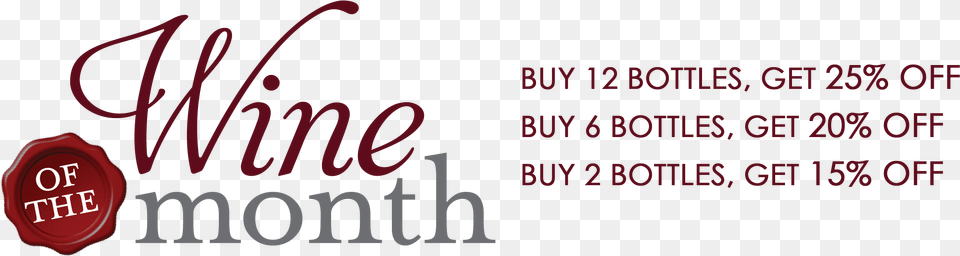 Latah Creek Mike39s Reserve Red Wine Of The Month Logo, Maroon, Text Free Png Download