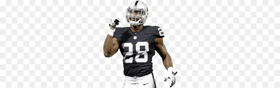 Latavius Murray Is No Longer With The Team He Left Raiders Nfl Player, Sport, American Football, Football, Football Helmet Free Transparent Png