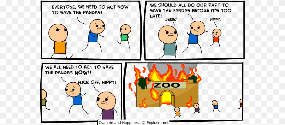 Late Cyanide And Happiness Comics, Fireplace, Indoors, Face, Head Free Png