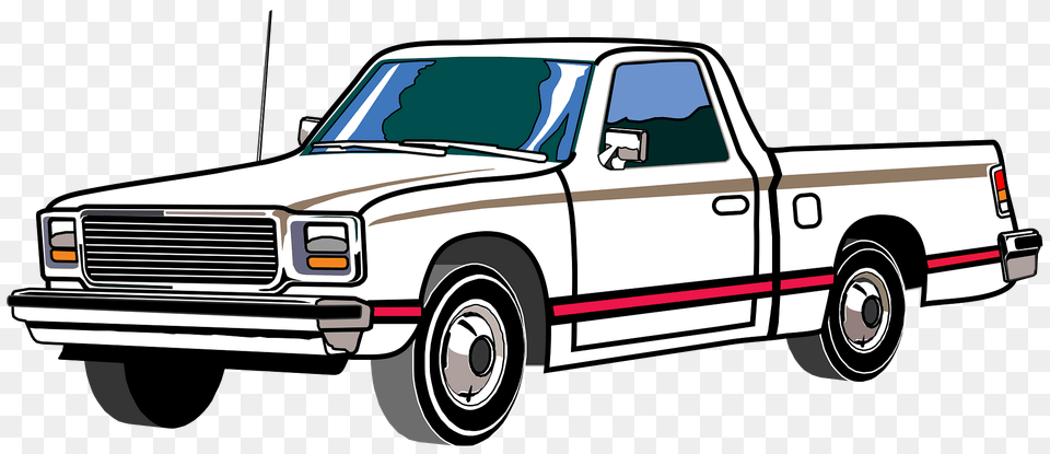 Late Seventies Truck Clipart, Pickup Truck, Transportation, Vehicle, Machine Free Transparent Png