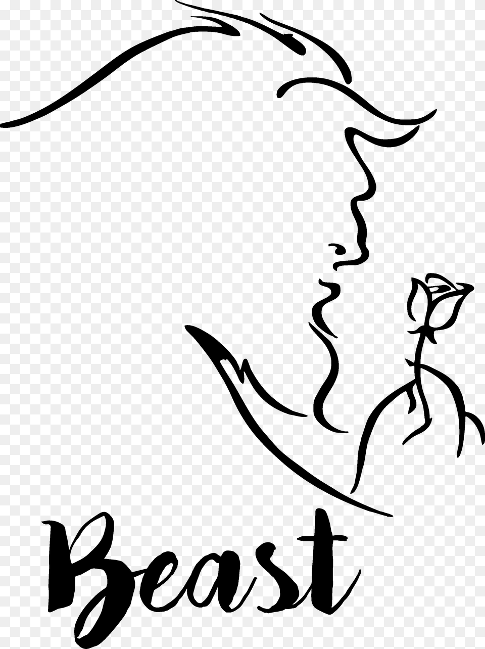 Latest Beauty And The Beast Clip Art This Week Holiday Beauty And The Beast Sketch, Green, Text Png