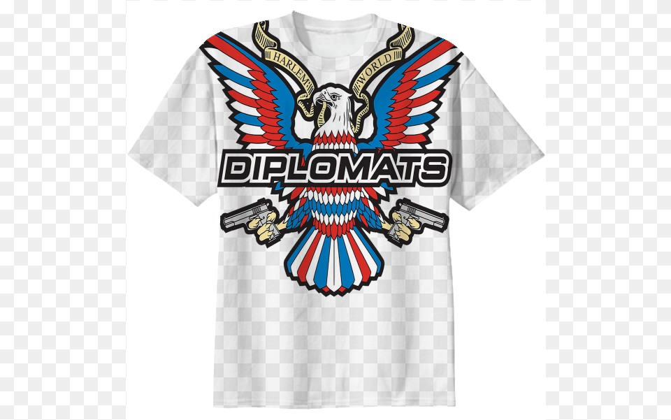 Latest Dipset Logo Designs Diplomats Logo, Clothing, T-shirt, Gun, Weapon Png Image