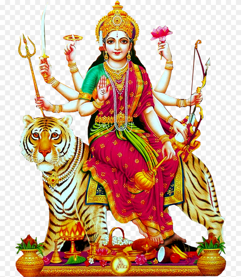 Latest Durga Matha Image For Kali Maa, Adult, Wedding, Person, Woman Free Png