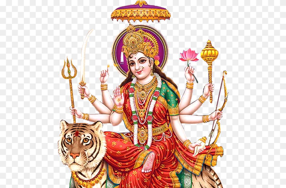 Latest Goddess Navadurga For Banner Designs Dussehra Durga Mata, Adult, Bride, Female, Person Free Transparent Png