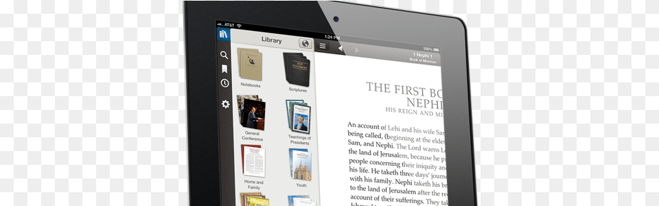 Latest Ios Gospel Library App Update Compatible With The Church Of Jesus Christ Of Latter Day Saints, Computer, Electronics, Tablet Computer, Person Free Png
