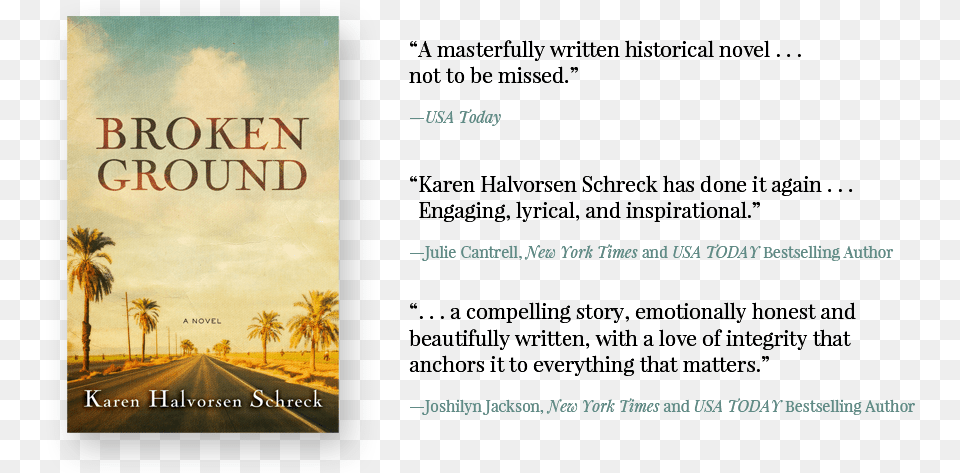 Latest Novel Broken Ground A Novel Book, Publication, Road, Plant, Tree Png