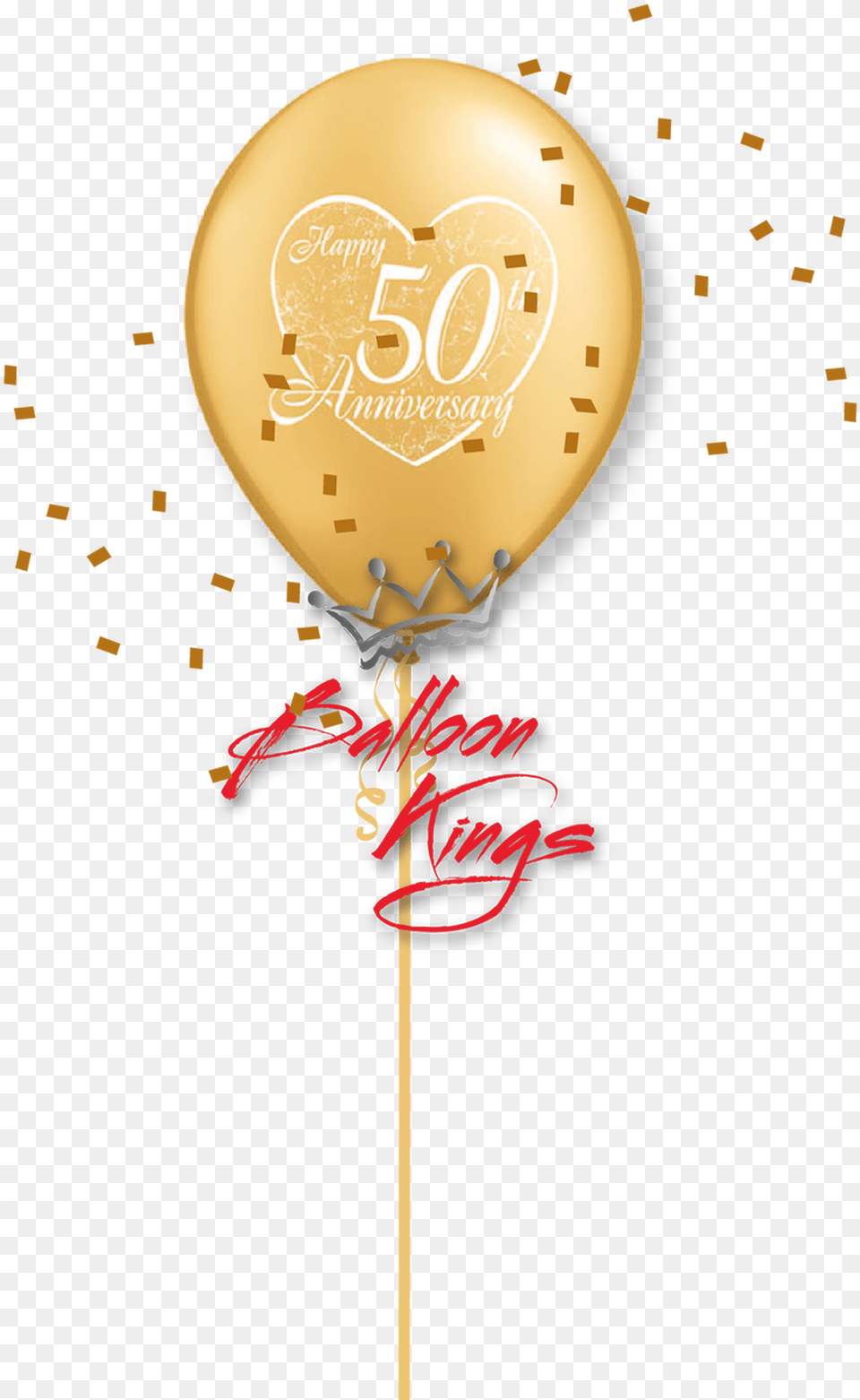 Latex 50th Anniversary Transparent New Years Confetti, Balloon Free Png