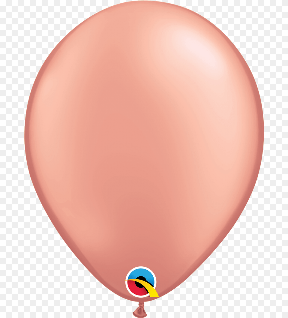 Latex Balloon Chrome Rose Gold Balloon Free Transparent Png