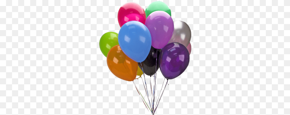 Latex Balloons Black Solid Latex Balloons 10 Pack, Balloon Free Png