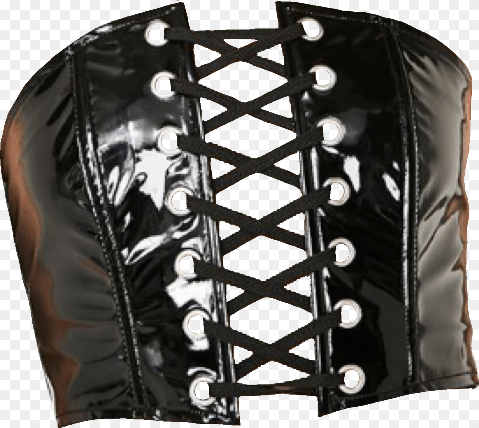 Latex Lace Up Top, Clothing, Vest, Corset, Machine Png Image