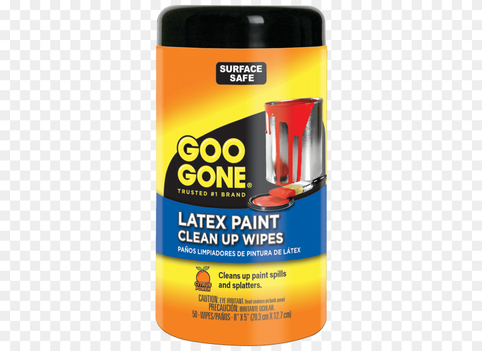 Latex Paint Clean Up Wipes Goo Gone, Bottle, Cosmetics, Perfume, Tin Free Png
