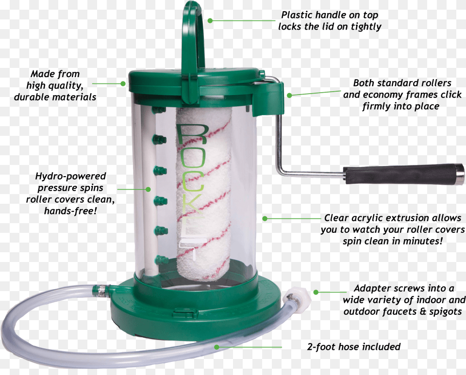 Latex Paint Is Water Soluble Rocket Paint Roller Cleaner, Machine, Lamp, Cup Png Image