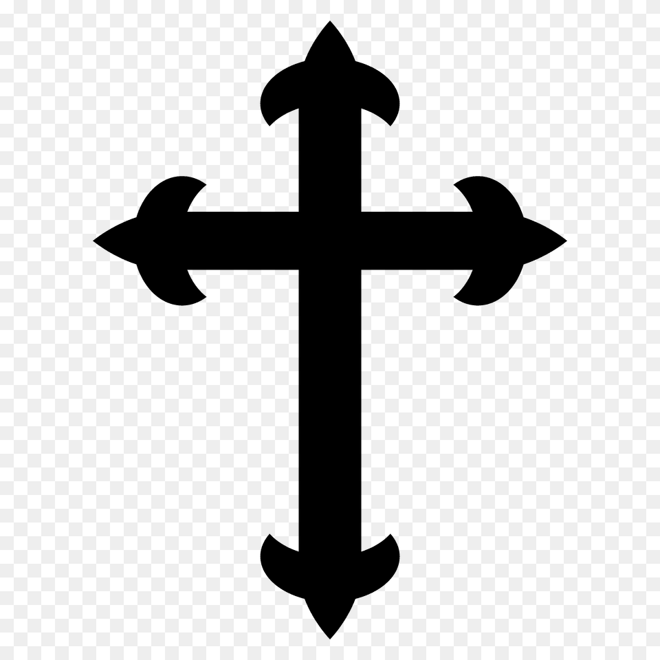 Latin Cross Emoji Clipart, Symbol, Electronics, Hardware Png