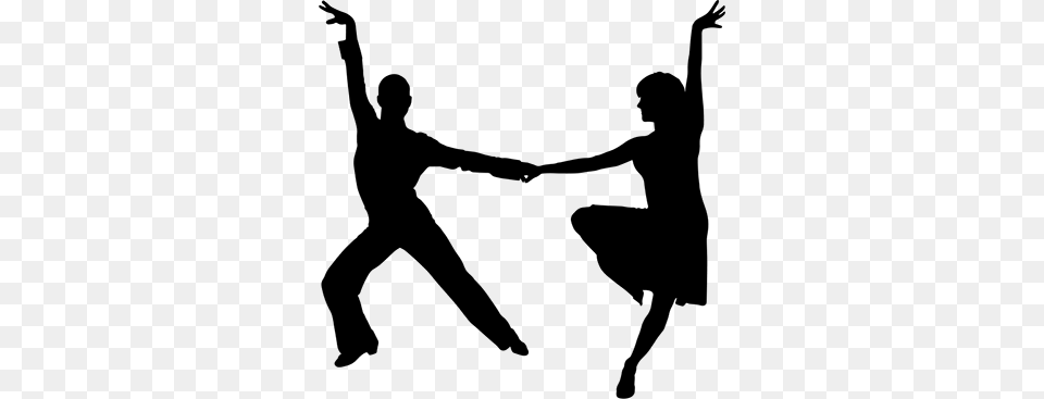 Latin Dancer Silhouette At Getdrawings Silueta De Pareja Bailando, Gray Png Image