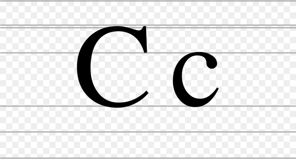 Latin Letter C Calligraphy, Silhouette, Firearm, Weapon Free Transparent Png