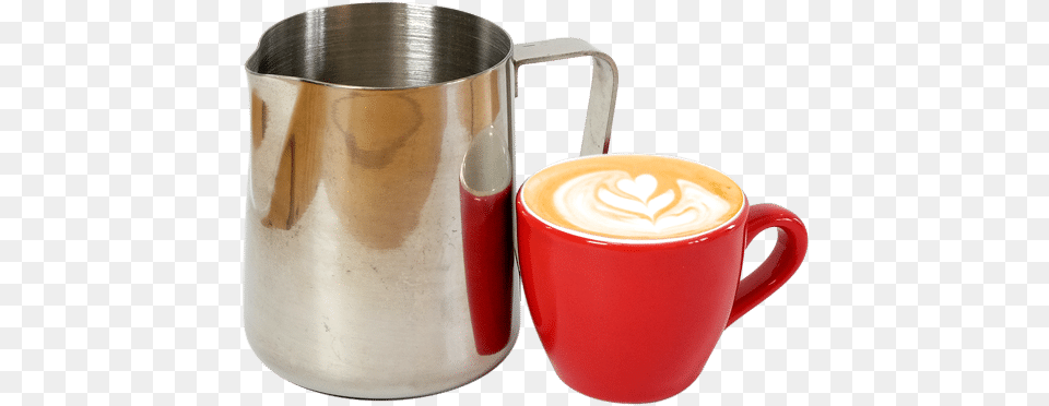 Latte Art Pitcher Latte Art, Beverage, Coffee, Coffee Cup, Cup Png Image