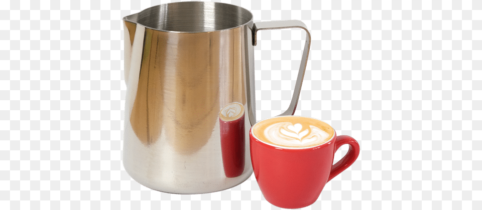 Latte Art Pitcher Wiener Melange, Cup, Beverage, Coffee, Coffee Cup Png
