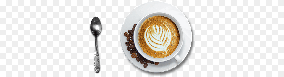 Latteart Latte Coffee Cup Top, Cutlery, Spoon, Beverage, Coffee Cup Png