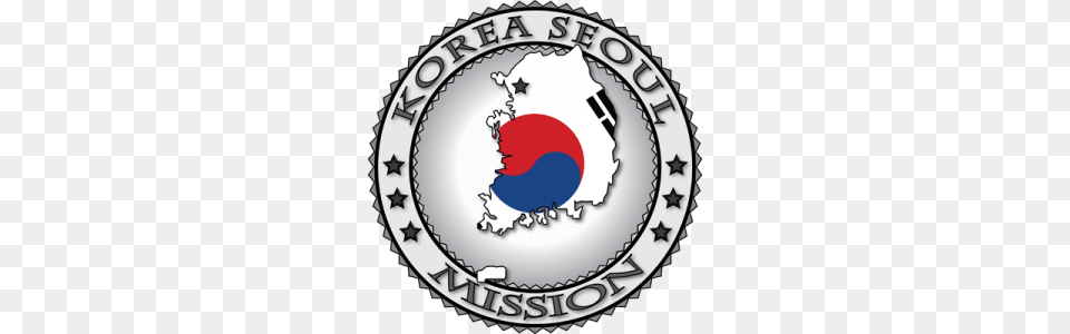 Latter Day Clip Art Korea Seoul Lds Mission Flag Cutout Map Copy, Emblem, Logo, Symbol, Disk Png Image