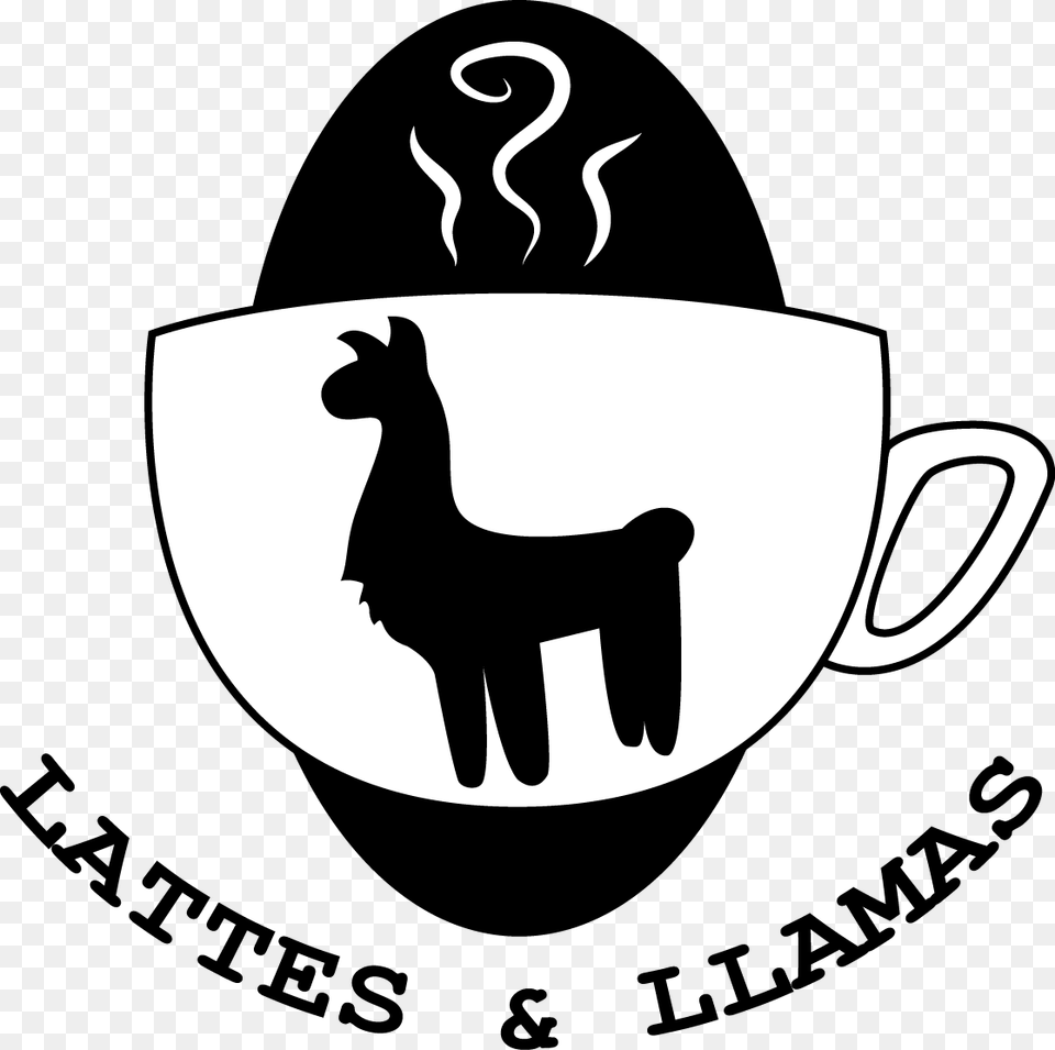 Lattes And Llamas, Stencil, Animal, Canine, Dog Free Png