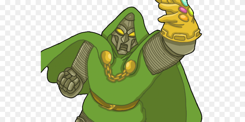 Latveria Clipart Doom Latveria Cartoon, Baby, Person, Green, Face Free Png Download