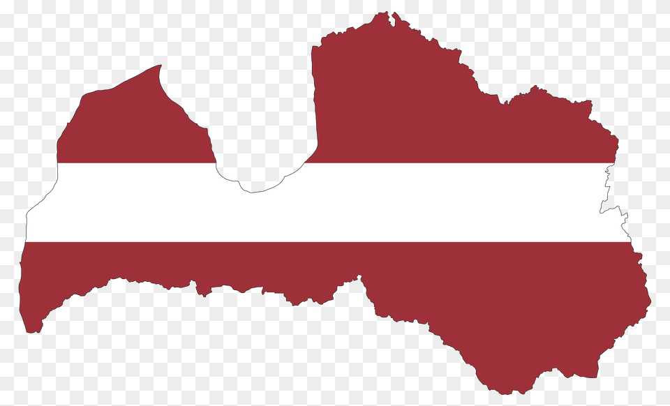 Latvia Map Flag With Stroke Clipart, Chart, Plot, Atlas, Diagram Free Png