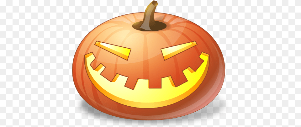 Laugh Icon Vista Halloween Iconset Icons Land Halloween Pumpkin, Vegetable, Food, Produce, Plant Free Png Download
