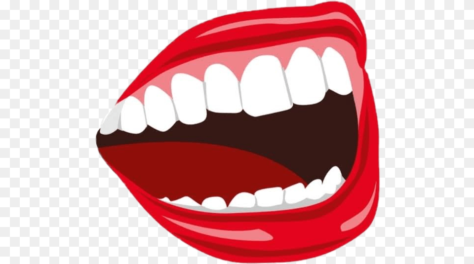 Laugh Laughing Mouth Mouthingoff Lips Teeth Lipart Laughing Mouth Clipart, Body Part, Person, Clothing, Hardhat Free Png Download