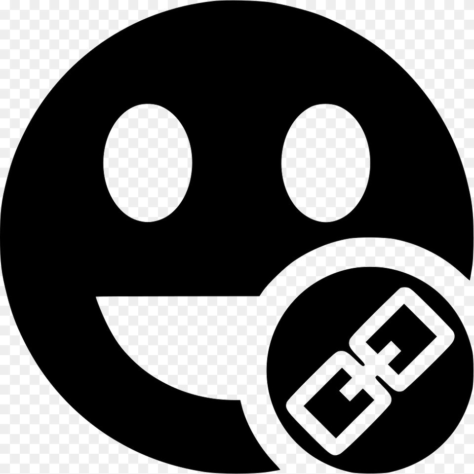 Laugh Link Paste Link Icon, Stencil Png