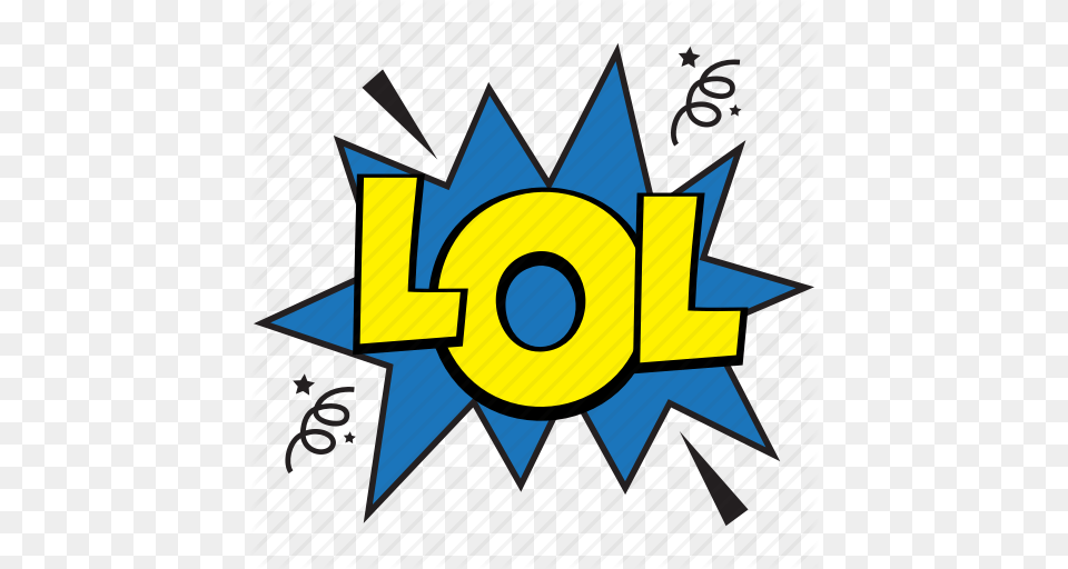 Laugh Out Loud Lol Lol Comic Bubble Lol Expression Lol Pop Art, Logo, Symbol Free Png Download