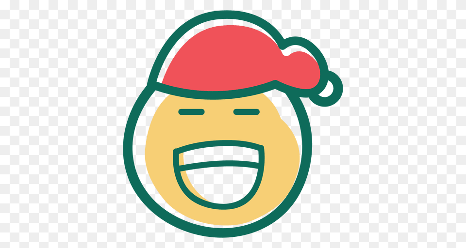 Laugh Santa Claus Hat Face Emoticon, Helmet, Ammunition, Grenade, Weapon Free Transparent Png