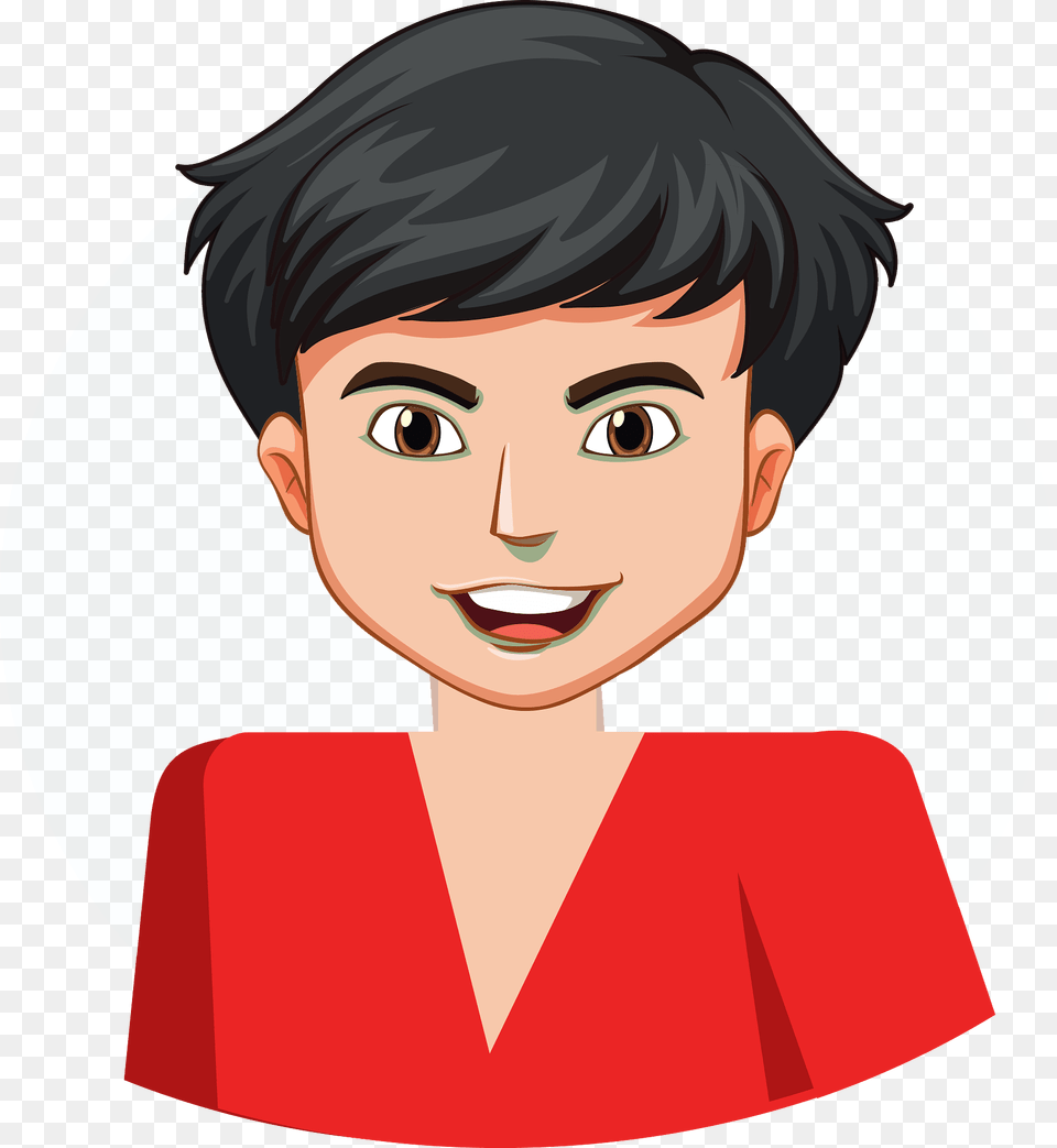 Laughing Boy Clipart, Head, Publication, Book, Comics Free Png