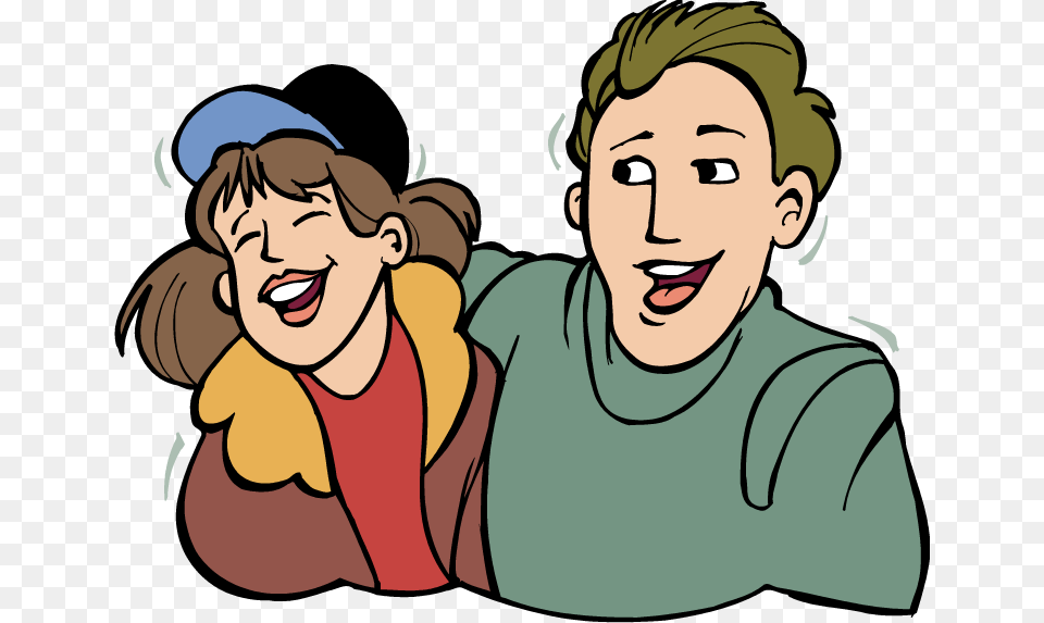 Laughing Clipart, Book, Comics, Publication, Face Free Png