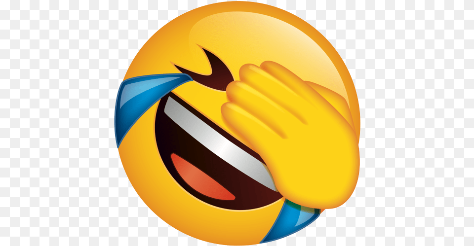 Laughing Emoji Hand On Face, Body Part, Person, Sphere, Ball Free Png
