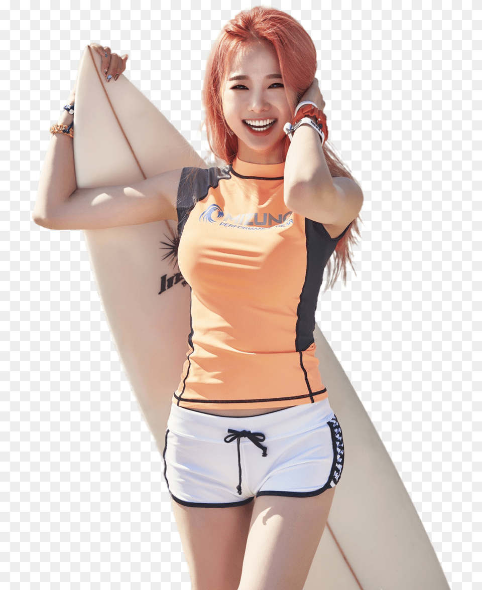 Laughing Exid Solji Smile, Swimwear, Shorts, Clothing, Adult Png