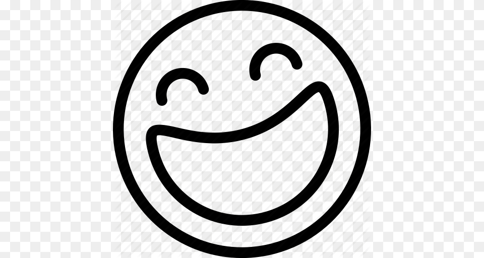 Laughing Face Clipart Black And White Png Image