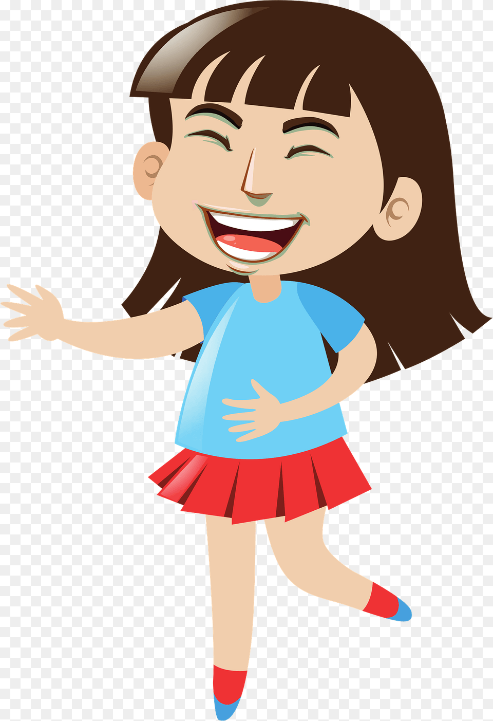 Laughing Girl Clipart, Baby, Person, Face, Head Free Png