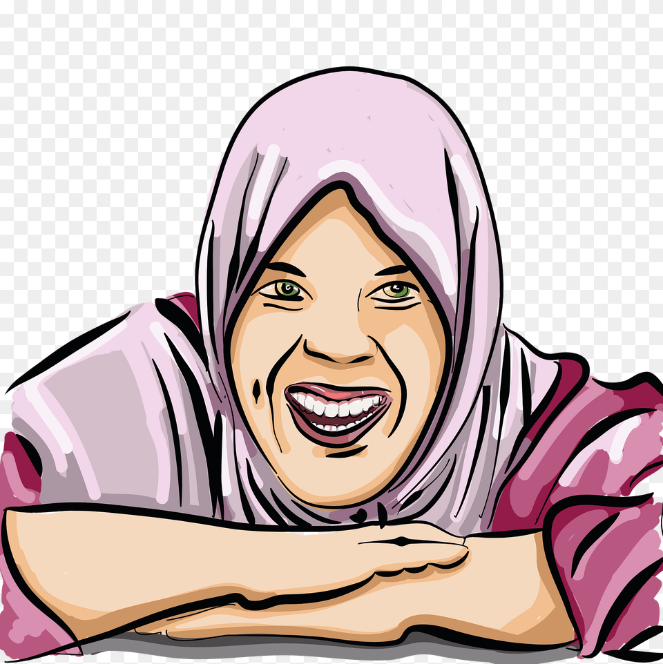 Laughing Girl Clipart, Adult, Person, Head, Female Free Png