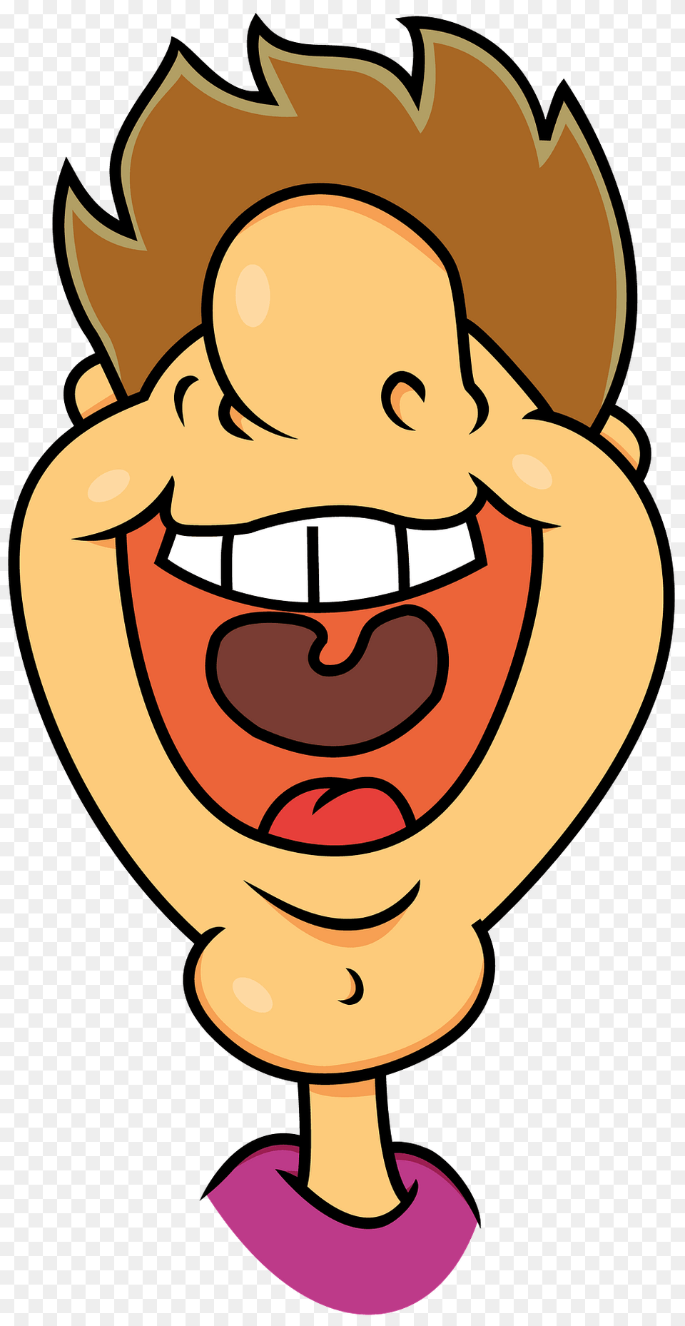 Laughing Guy Clipart, Cartoon, Dynamite, Weapon, Face Png Image