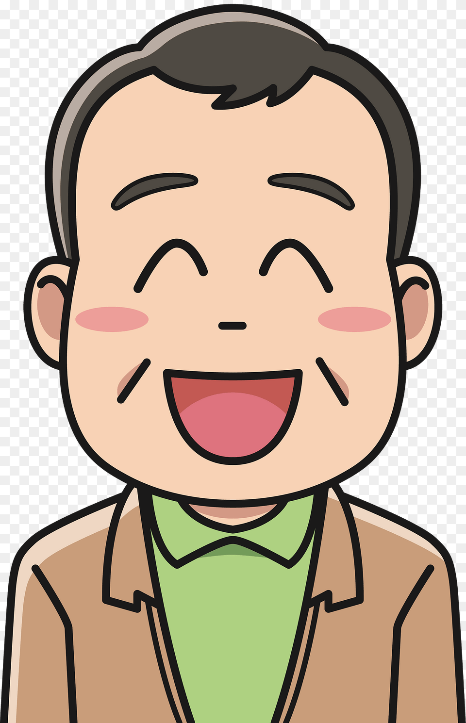 Laughing Man Clipart, Accessories, Tie, Formal Wear, Baby Png