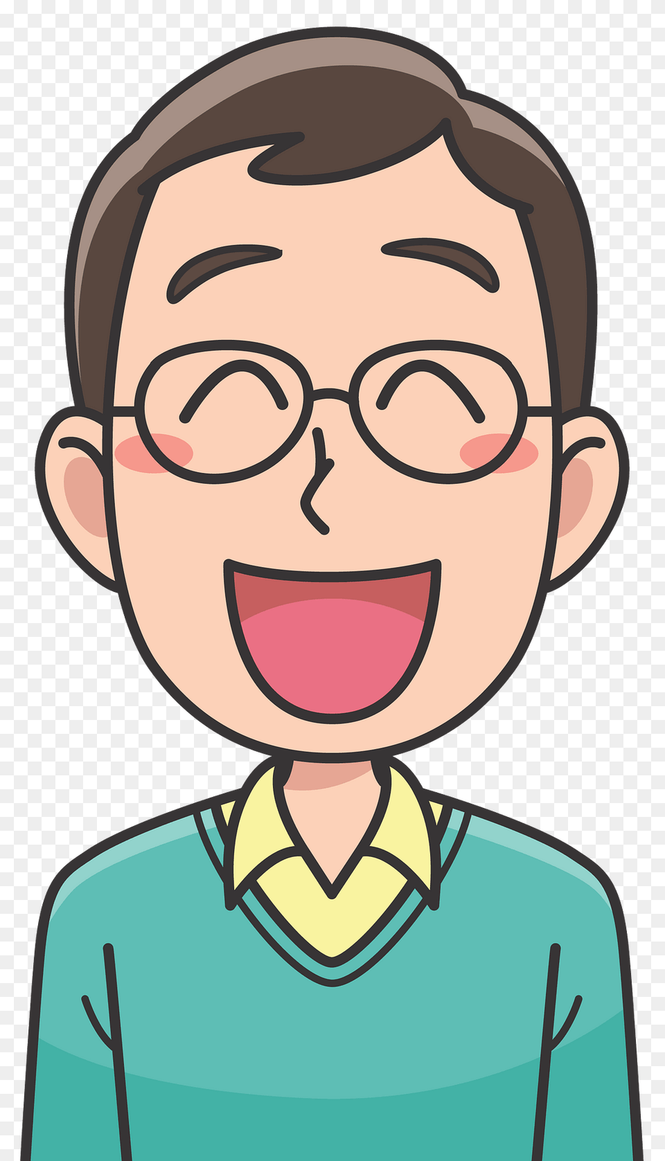 Laughing Man Clipart, Accessories, Glasses, Photography, Person Free Png